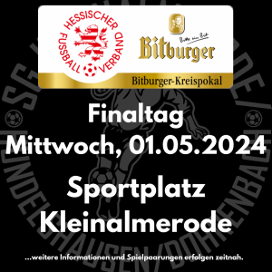 Read more about the article +++ Wichtige Information zum Kreispokalfinaltag am 01. Mai 2024 +++