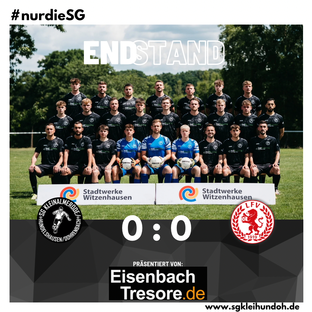 Mehr über den Artikel erfahren +++ Derby endet torlos +++
