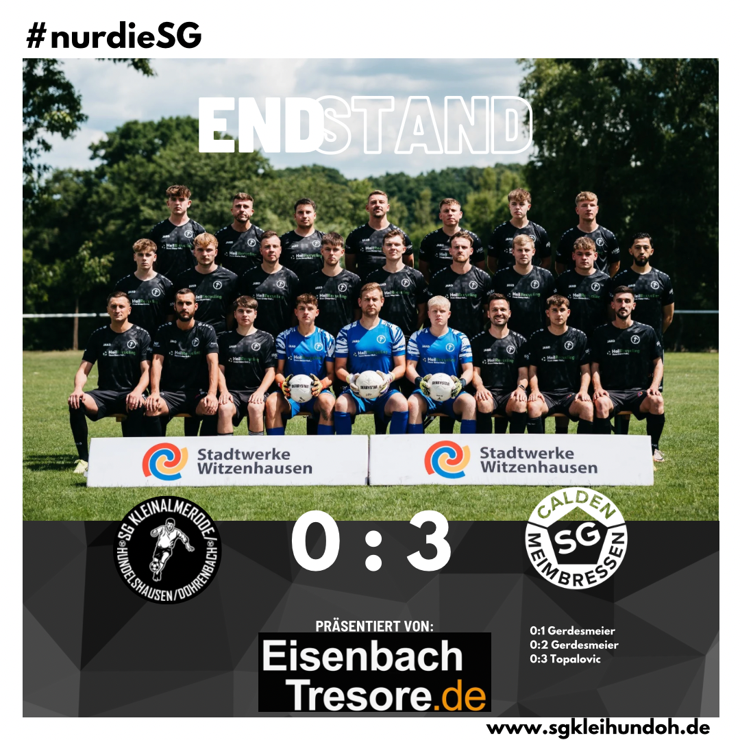 Du betrachtest gerade +++ Außer Rand und Band gegen starke Caldener +++