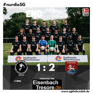 Mehr über den Artikel erfahren +++ Reserve unterliegt in letzter Minute +++